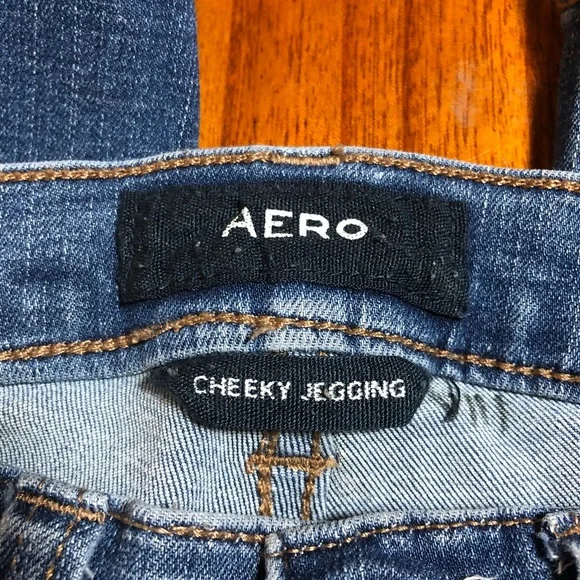 Aero distressed cheeky skinny jeggings - Picture 4 of 11